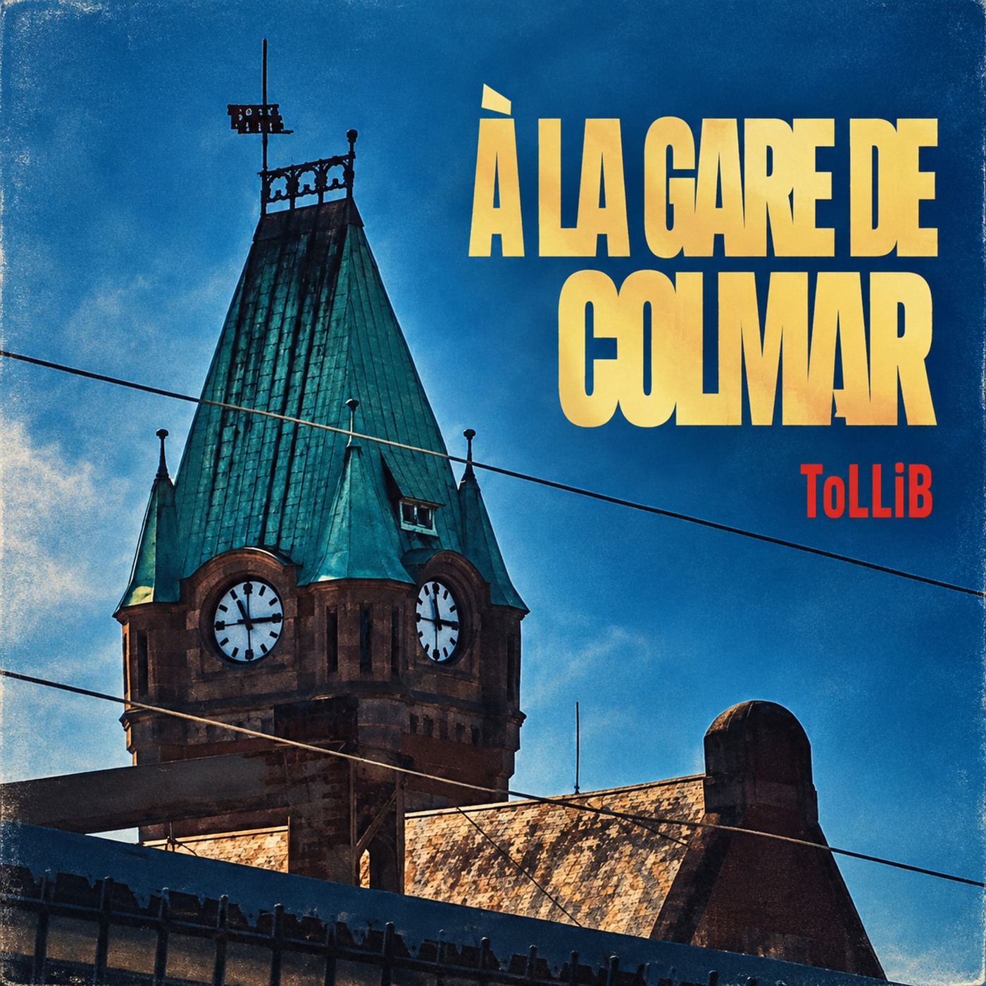 Pochette du premier single À la gare de Colmar